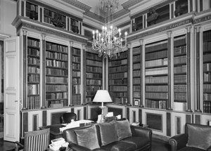 Library, British Embassy Hotel de Charost 39 Rue de Fauborg Saint Honore, Paris, France