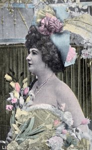Lidia, vintage French postcard