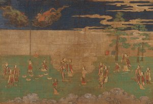 Life of the Buddha, The Birth of the Buddha, early 15th century by Unbekannt