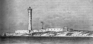 Lighthouse on the Paros Island, Alexandria, c. 1882