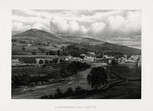 Llangollen and Castle, Denbighshire, North Wales, 1896
