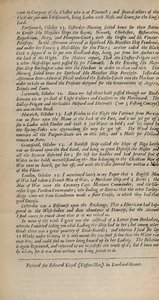 Lloyds News, London, October 15, 1696 - Numb. 20 by Unbekannt
