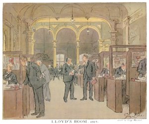 Lloyds Room - As Seen by a Punch Artist