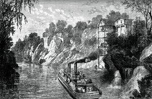 Loading a cotton steamer, c1880