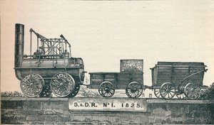 Locomotion no 1, built for the Stockton & Darlington Railway by Unbekannt
