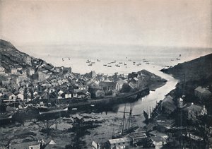 Looe - View from the Hills, Showing the Estuary, 1895 by Unbekannt