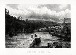 Looe Harbour, Cornwall, England by Unbekannt
