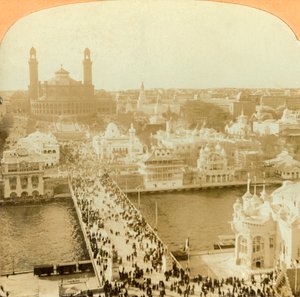 Looking North from the Eiffel Tower, Paris Exposition, 1902