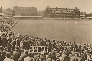 Looking Towards The Pavilion From The Mound Stand At World-Famous Lords by Unbekannt