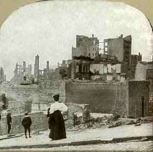 Looking west from the Jewish Synagogue, 1906 by Unbekannt