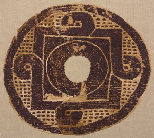 Looped Roundel from a Blanket or Cover, 300s-400s