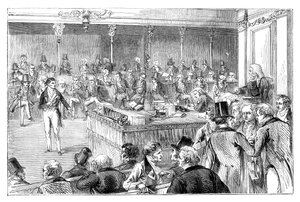 Lord John Russell 1792-1878 introducing the Reform Act of 1832 by Unbekannt