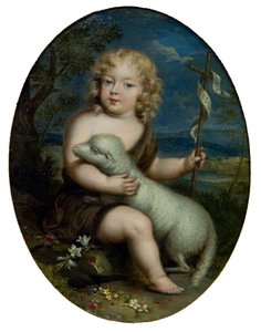 Louis Alexandre de Bourbon, Count of Toulouse 1678-1737 as John the Baptist, c. 1680 by Unbekannt