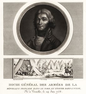 Louis Lazare Hoche, Revolutionary General of the Armies of the French Republic, died at Wetzlar in 1797 by Unbekannt