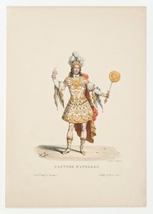 Louis XIV as Apollo in the ballet Noces de Thétis et Pélée in 1654