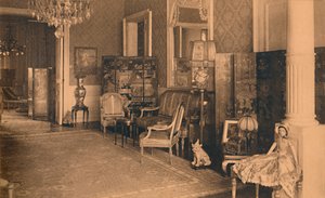 Louis XVI Room at the Cuban Embassy in Brussels, Belgium by Unbekannt