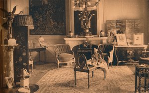Louis XVI Room at the Cuban Embassy in Brussels, Belgium, 1927 by Unbekannt
