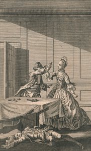 Lucy Attempting to Shoot Herself, After Killing Mr. Wimple, 18th Century