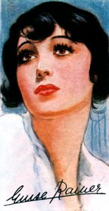Luise Rainer, two time Academy Award winning film actress by Unbekannt