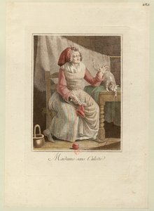 Madame Sans-Culotte, ca 1794 by Unbekannt