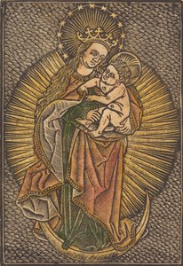 Madonna and Child in Glory by Unbekannt
