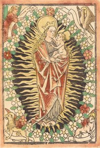 Madonna and Child in a Rosary