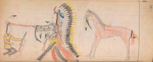 Maffet Ledger: Drawing by Unbekannt