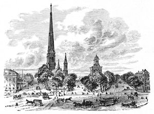 Main Street, Buffalo, Opposite the Churches