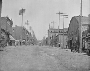 Main Street, Butte City, Montana