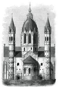 Mainz Cathedral, Rhine, Germany by Unbekannt