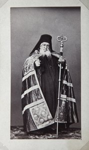 Makarios, Archbishop of the St Panteleimon Monastery on Mount Athos, Greece by Unbekannt