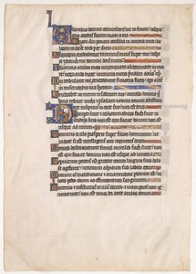 Manuscript Leaf from a Royal Psalter, 13th century