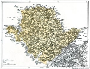 Map of Anglesey