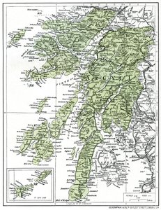 Map of Argyllshire by Unbekannt