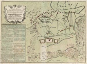 Map of Battle of Savuchny, 1739-1740