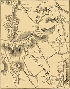Map of Hornsey and Neighbourhood in 1819 by Unbekannt