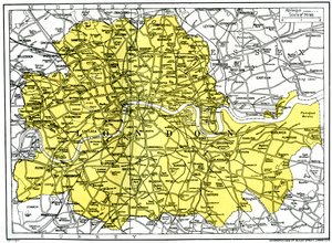 Map of London, 1924-1926 by Unbekannt
