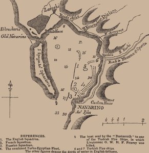 Map of Navarino bay, First quarter of 19th century by Unbekannt