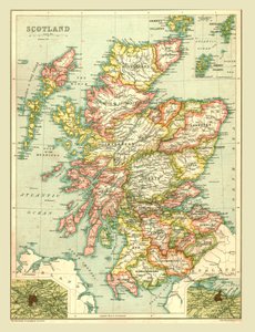 Map of Scotland