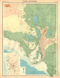 Map of South Australia by Unbekannt