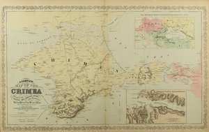 Map of the Crimea by Unbekannt