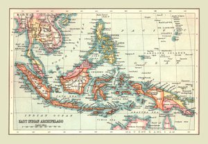 Map of the East Indian Archipelago, 1902 by Unbekannt