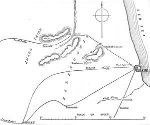 Map of the Environs of Suakim