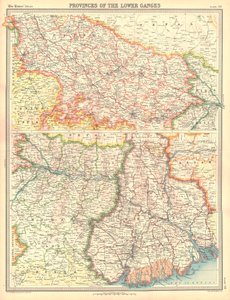 Map of the Provinces of the Lower Ganges
