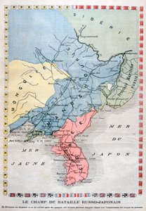 Map of the Russo-Japanese War by Unbekannt