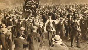 Marchers from Shoreditch, Means Test protests, Hyde Park, London, 1932
