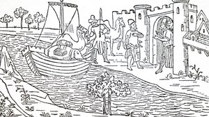 Marco Polo and His Uncles Arrive at Hormuz by Unbekannt