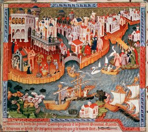 Marco Polo Sailing from Venice in 1271