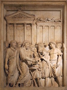 Marcus Aurelius and Members of the Imperial Family Offer Sacrifice in Gratitude for Success Against Germanic Tribes