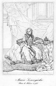 Maria Leszczynska, queen consort of Louis XV of France by Unbekannt